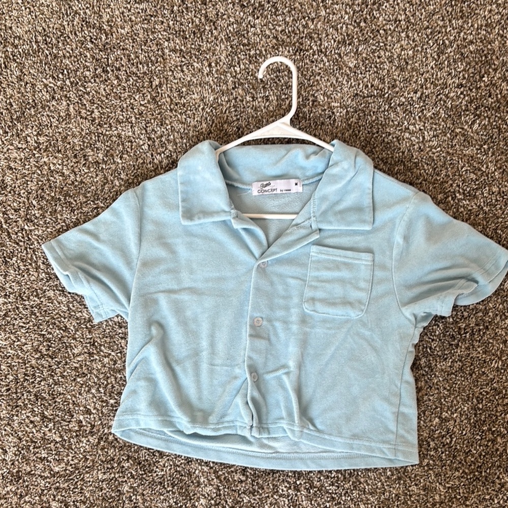 Light Blue Button-Up Shirt